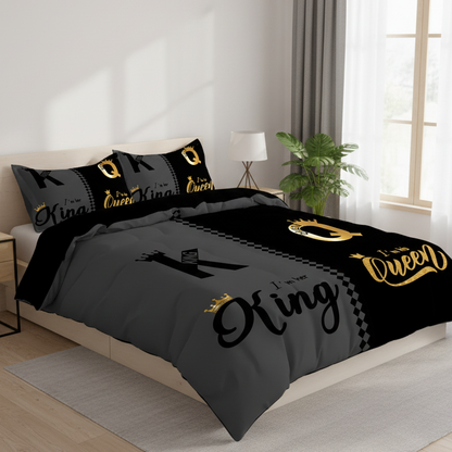🔥2026 Collection Presale🔥3-Piece "King & Queen" Couple's Duvet Cover Set