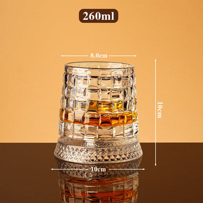 🥛💎Hot Sale 50% OFF✨🔥360° Rotating Whiskey Glass Tumbler