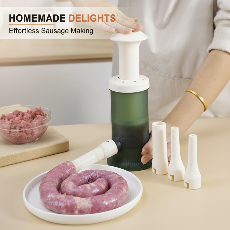⏰🌭Household Manual Sausage Stuffer Machine✨
