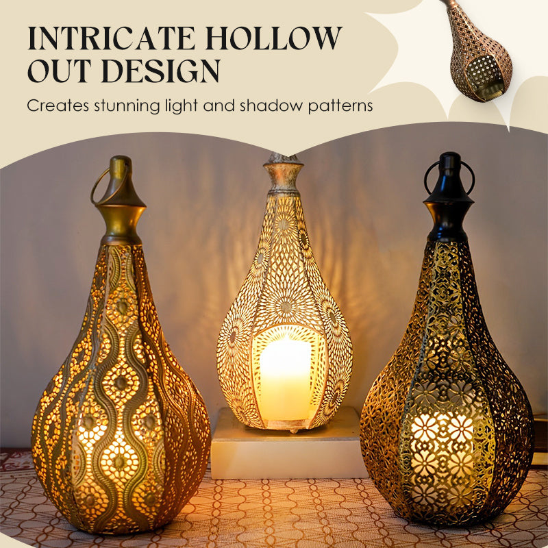 💥Limited time 50% off🔥Hollow-Out Metal Candle Holder Ornament