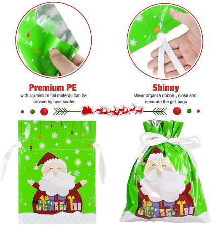 🏆50K+ SOLD! 🔥Christmas Sale 50% OFF🎅Drawstring Christmas Gift Bags (Biodegradable)