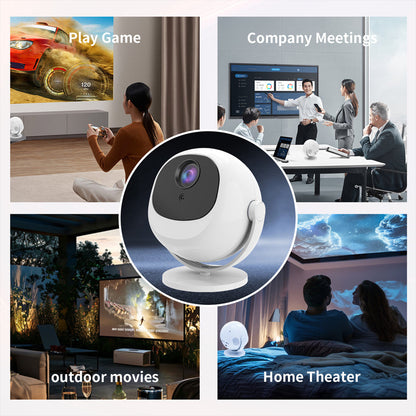 📽️ 65% OFF FLASH SALE ! ⚡ 360° Portable Smart HD Projector – 360° Rotatable Projection, Crisp HD Imaging, Wireless Connection & Ultra-Compact 🎬