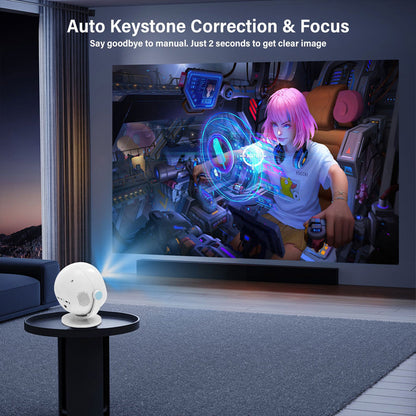 📽️ 65% OFF FLASH SALE ! ⚡ 360° Portable Smart HD Projector – 360° Rotatable Projection, Crisp HD Imaging, Wireless Connection & Ultra-Compact 🎬