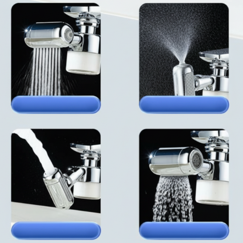 💦4-Mode Swivel Faucet Aerator Extender with Filter