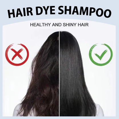 🍎 NOW 50% OFF! ✨ 3-in-1 Hair Coloring Shampoo, Plant Extracts for Vibrant Hair