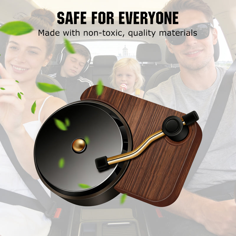 Retro Record Player Car Air Freshener