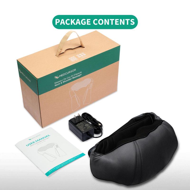 🔥Limited Time 76% Off🔥Heated Shiatsu Neck Massager｜16 Deep-Kneading Nodes｜Relax Muscles