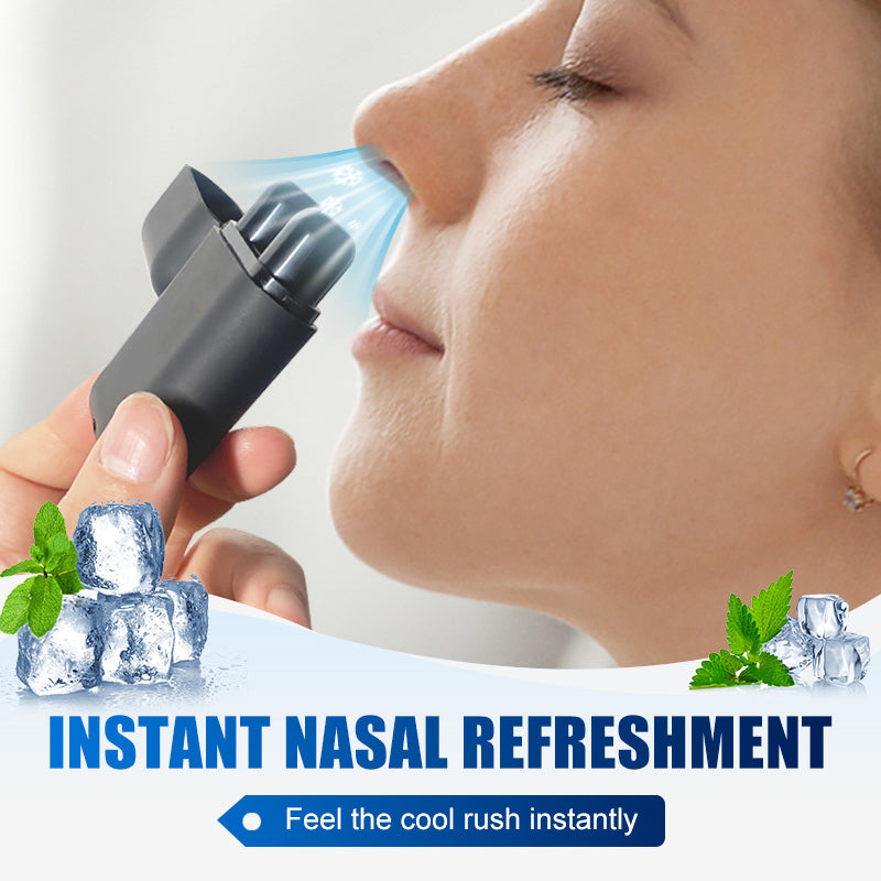 Aromatherapy Double Nasal Inhaler Stick❄️ Wakes you up instantly with a deep breath, increases your focus to the max 🚀 and eliminates drowsiness in seconds