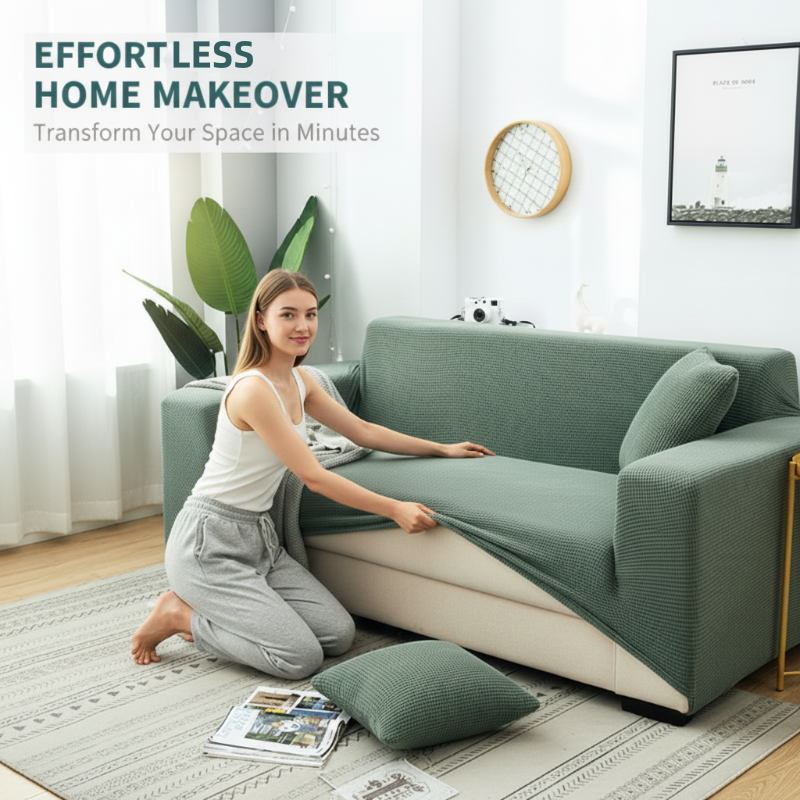 💯Jacquard Knitted Stretch Sofa Cover