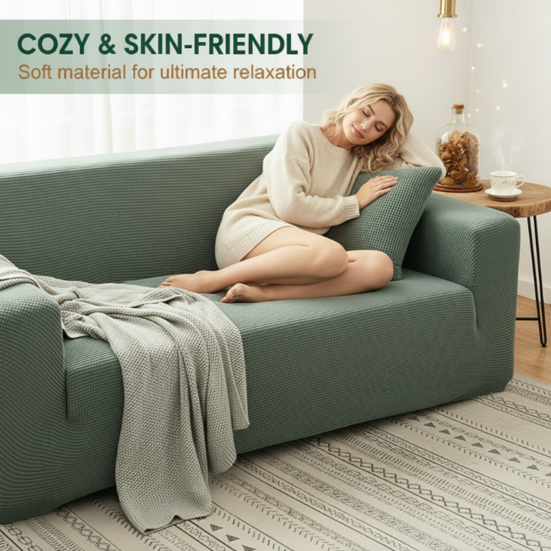 💯Jacquard Knitted Stretch Sofa Cover