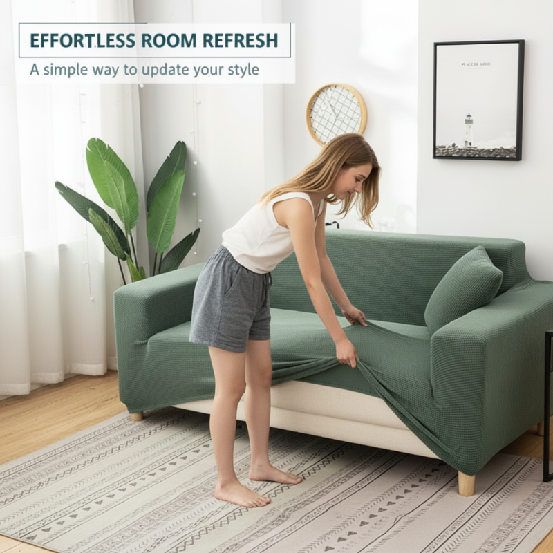 💯Jacquard Knitted Stretch Sofa Cover