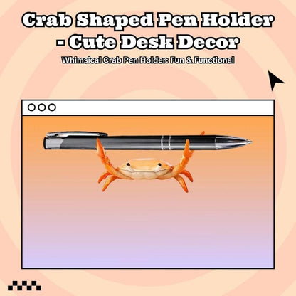 🔥LAST DAY 60% OFF💥❤️🤣 Funny Hot Sale - 🦀 Cute crab-shaped pen holder