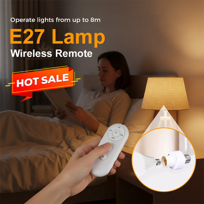 ✨Wireless Remote Control E27 Lamp Socket Outlet Set