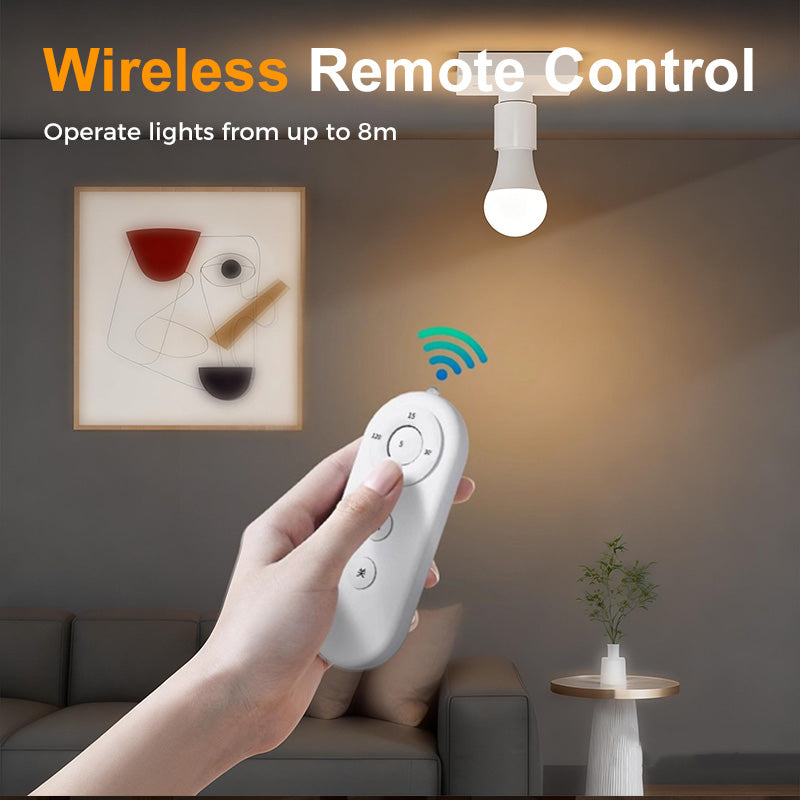 ✨Wireless Remote Control E27 Lamp Socket Outlet Set