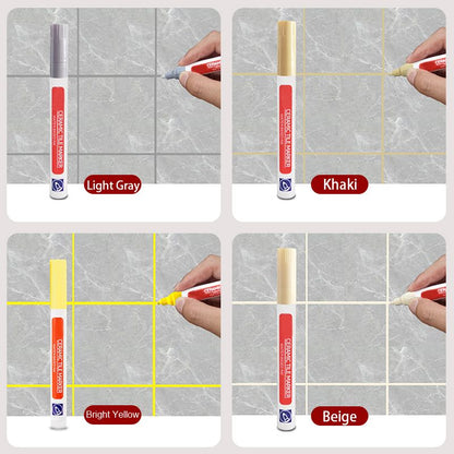 Mold-resistant and waterproof ceramic tile grout pen
