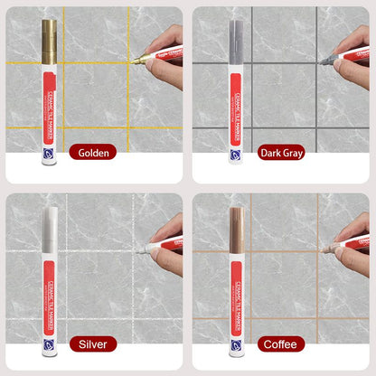 Mold-resistant and waterproof ceramic tile grout pen