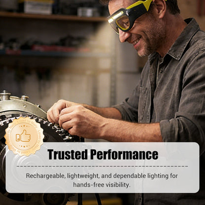 ⏳Limited-time 50% off⏰Rechargeable LED Glasses Headlamp