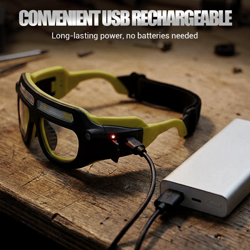 ⏳Limited-time 50% off⏰Rechargeable LED Glasses Headlamp