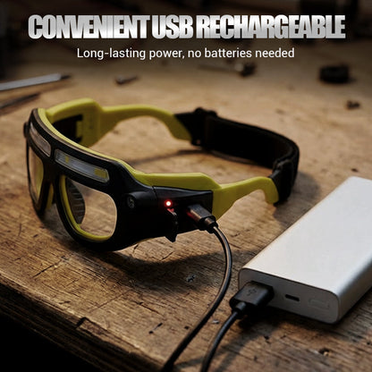 ⏳Limited-time 50% off⏰Rechargeable LED Glasses Headlamp