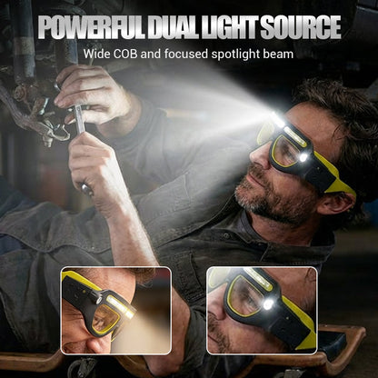 ⏳Limited-time 50% off⏰Rechargeable LED Glasses Headlamp