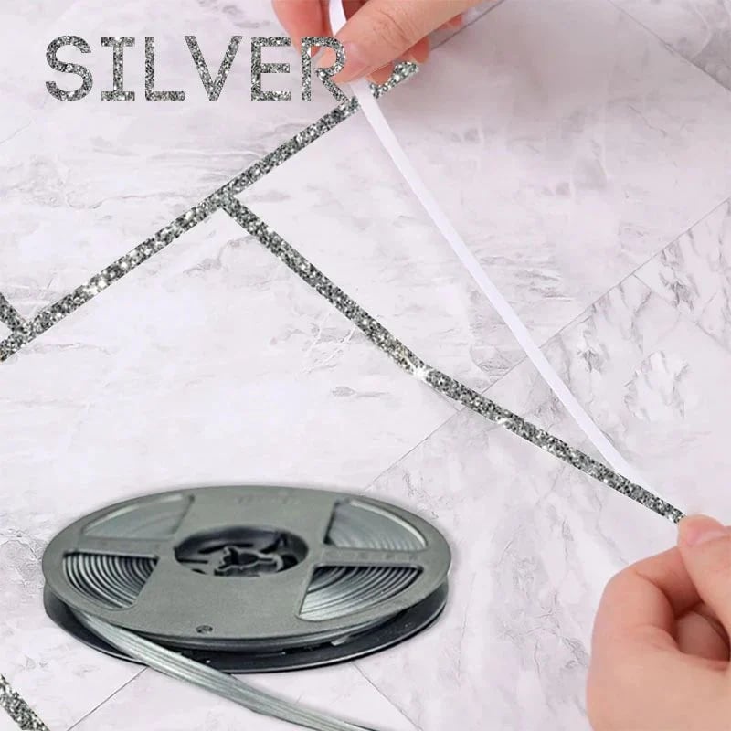 🔥 Buy 1 Get 1 Free！🔥 Ceramic Tile Gap Mildewproof Waterproof Self-Adhesive Caulk Strip 🛠️✨ – No More Dirty Gaps! 🚫🦠 Easy DIY, Long-Lasting Seal for Tiles, Sinks & Tubs