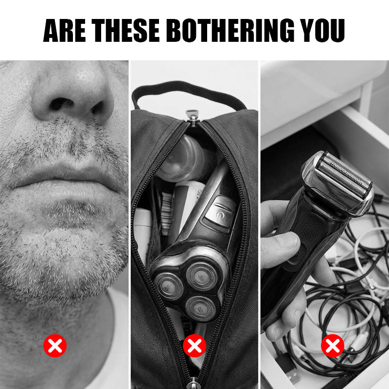 Mini IPX6 Waterproof Electric Foil Shaver for Men
