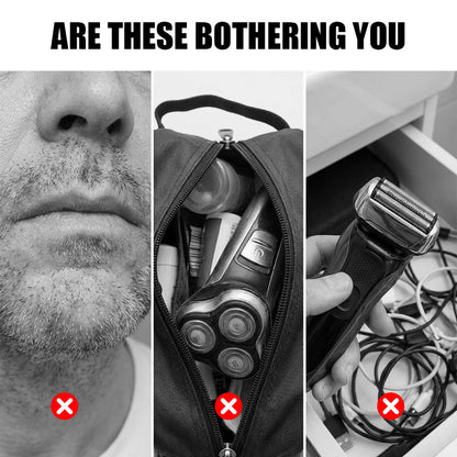 Mini IPX6 Waterproof Electric Foil Shaver for Men