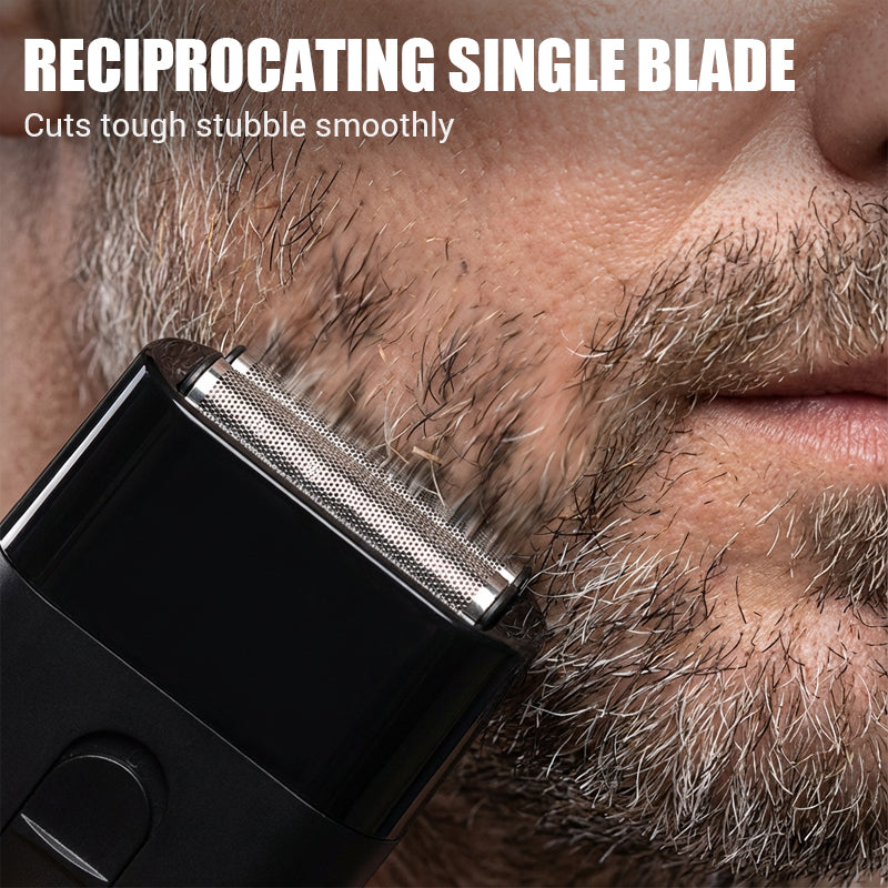 Mini IPX6 Waterproof Electric Foil Shaver for Men