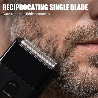 Mini IPX6 Waterproof Electric Foil Shaver for Men
