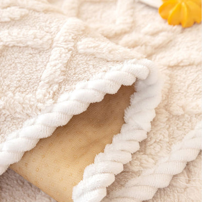 Anti slip fleece sofa cover