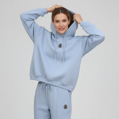 💕Limited Sale 50% OFF🐻Women's Casual Hoodie with Leopard Print Lining