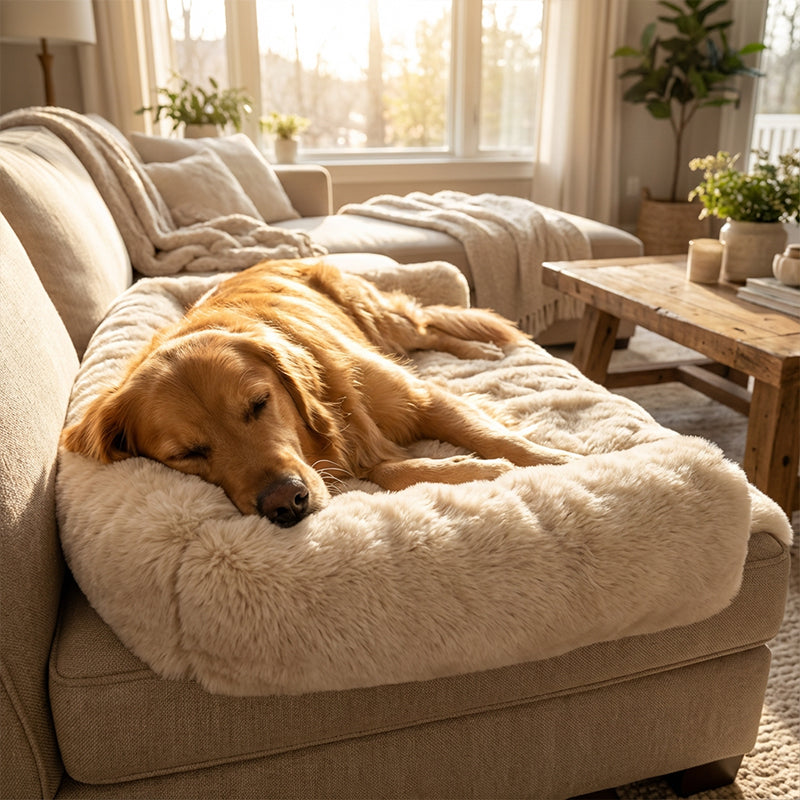 📢📢50%  OFF !! ⏰Thickened Warm Non-Slip Pet Bed with Edge