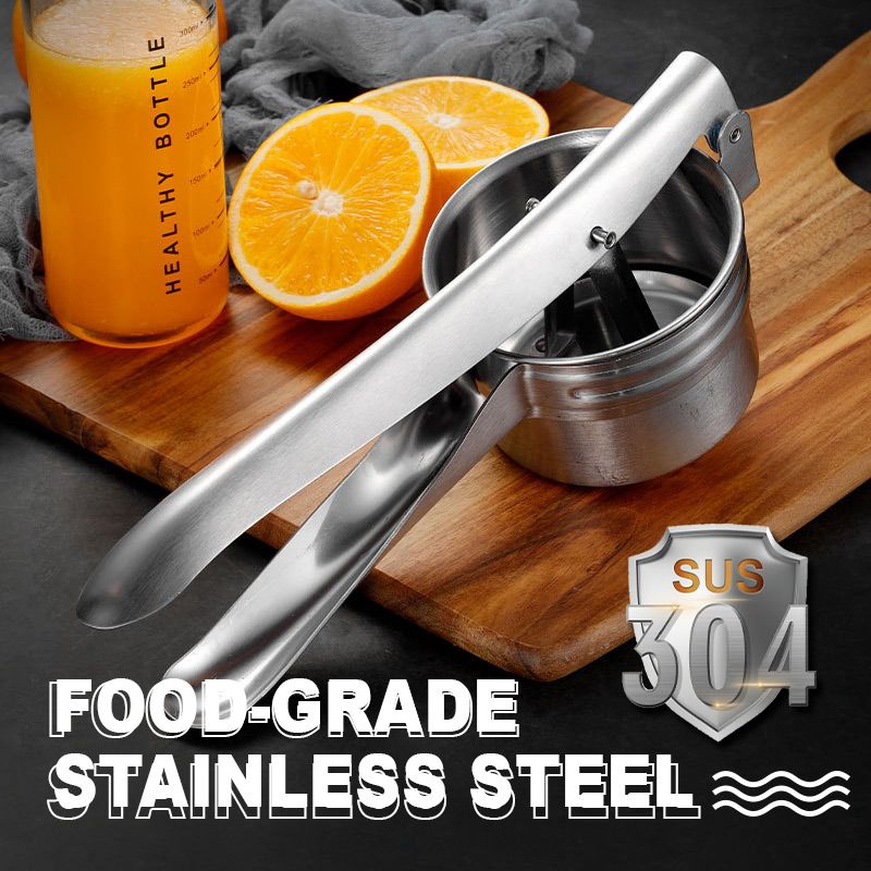 📢📢49%  OFF !! ⏰AEX Multifunctional Stainless Steel Potato, Juice & Food Press