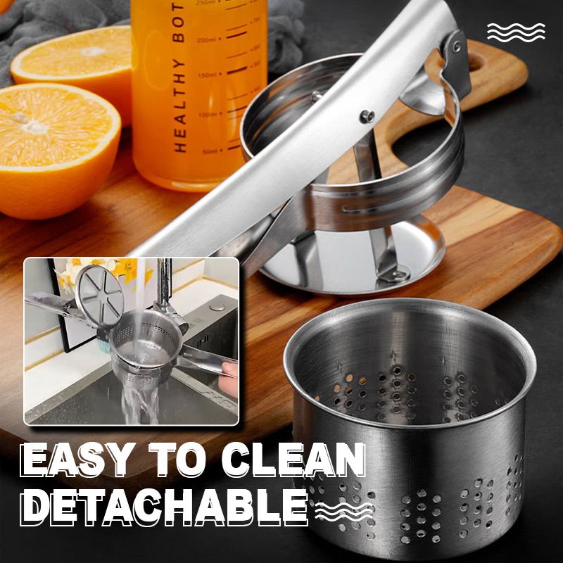 📢📢49%  OFF !! ⏰AEX Multifunctional Stainless Steel Potato, Juice & Food Press