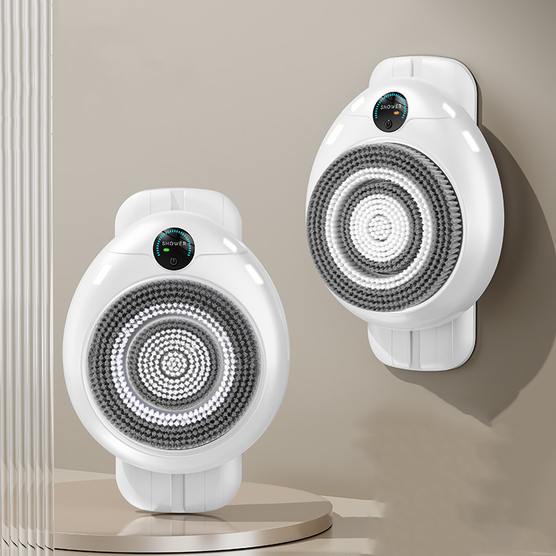 Wall-Mounted Electric Back Scrubber for Shower