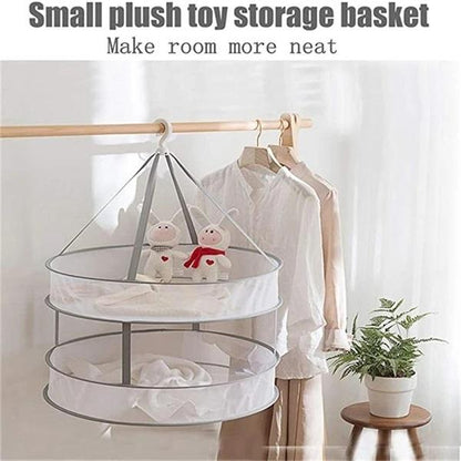 🥳2026 HOT SALE🧺⚡ Stop Mixing Laundry, Sort with Ease! Double-Layer Foldable Basket 50% OFF🏠✨
