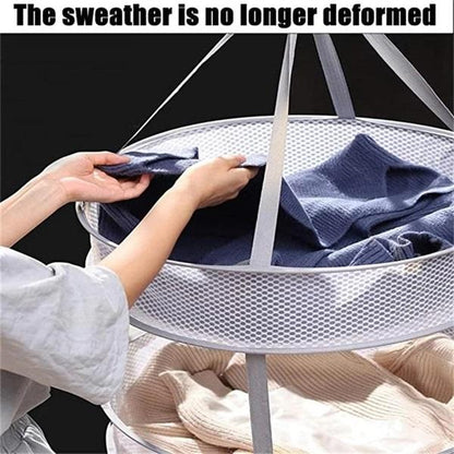 🥳2026 HOT SALE🧺⚡ Stop Mixing Laundry, Sort with Ease! Double-Layer Foldable Basket 50% OFF🏠✨