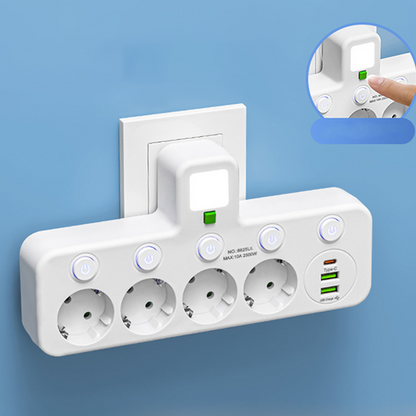 📢📢50% OFF!! ⏰Smart power strip with USB ports