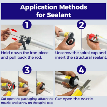 🔧 Highly elastic sealant with long service life | Resistant to UV rays, moisture, and temperature changes 🌡️