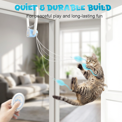 Interactive Remote Control Hanging Cat Toy
