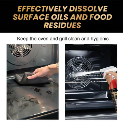 🧼 ✨ Oven & Grill Cleaner Spray – Dissolves Grease in 5 Mins, No Scrubbing & Eliminates Odors