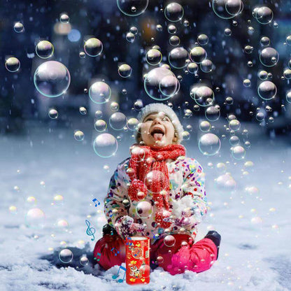 🥳2026 HOT SALE🥳💞50K+ SOLD!👨‍👩‍👧‍👦🎄 Create Magical Memories Together! Sparkling Bubble Blower for Family Fun. 🎁🚀
