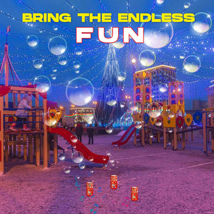 🥳2026 HOT SALE🥳💞50K+ SOLD!👨‍👩‍👧‍👦🎄 Create Magical Memories Together! Sparkling Bubble Blower for Family Fun. 🎁🚀