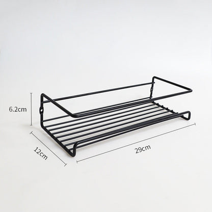 No-Drill Wall-Mounted Spice Rack