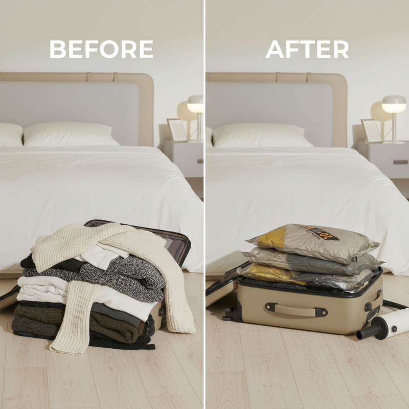 ⏳Limited-time 50% off⏰✨X7 Cordless Travel Vacuum Bag