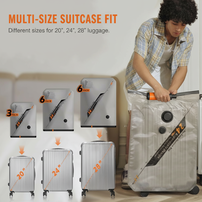 ⏳Limited-time 50% off⏰✨X7 Cordless Travel Vacuum Bag