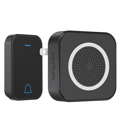 Long-Range Wireless Doorbell with LED Flash