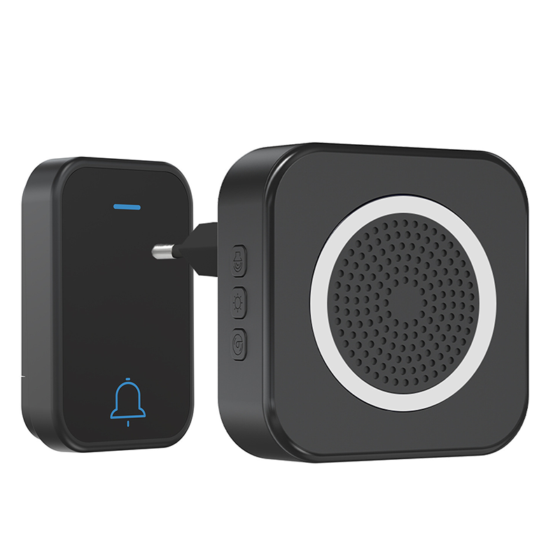 Long-Range Wireless Doorbell with LED Flash