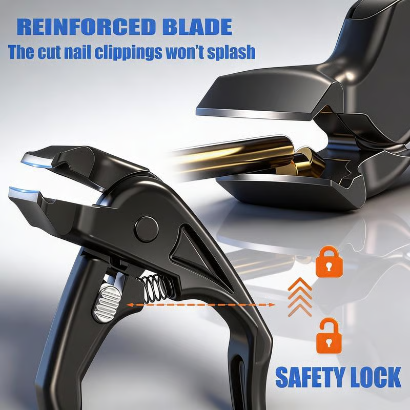 📢📢60% OFF NOW✨🔥Stainless Steel Curved Nail Clipper – Ergonomic & Easy for Seniors