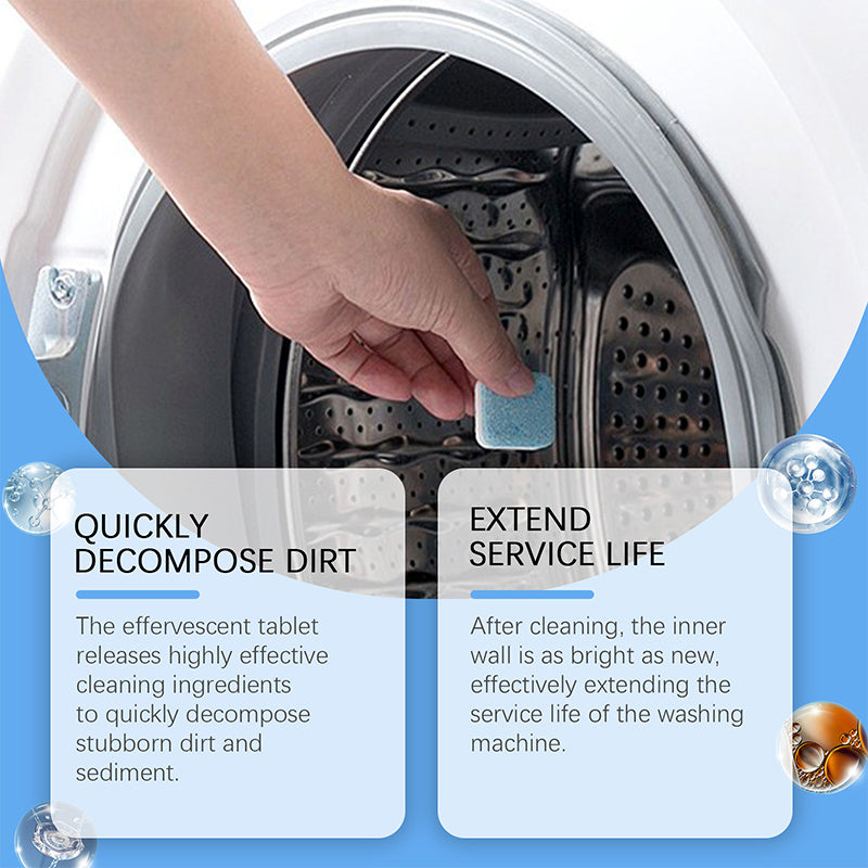 📢📢Buy 3 Get 2 Free !! ⏰Powerful Washing Machine Cleaner Tablets - 12 Counts